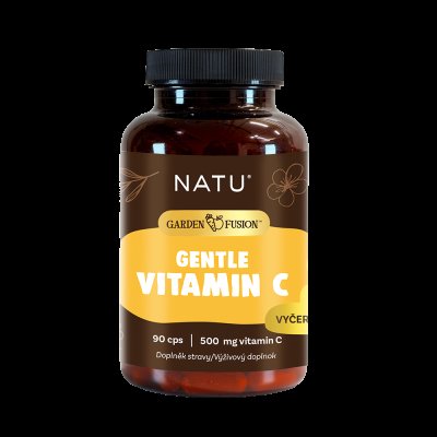 NATU Garden Fusion. Vitamin C 500 mg pro imunitu 90 kapslí
