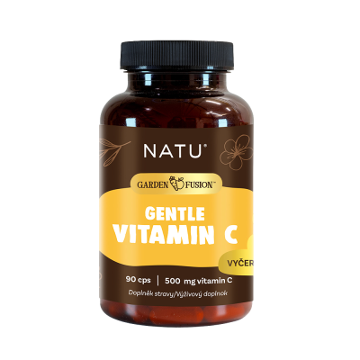 NATU Garden Fusion. Vitamin C 500 mg pro imunitu 90 kapslí