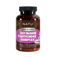 NATU Natural Extract, Ostropestřec extrakt (Silymarin 80 %) s artyčokem 90 kapslí