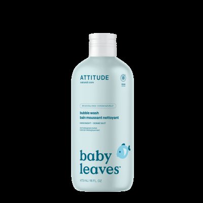 ATTITUDE Dětská pěna do koupele Baby leaves s vůní Good night 473 ml