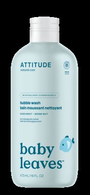 ATTITUDE Dětská pěna do koupele Baby leaves s vůní Good night 473 ml
