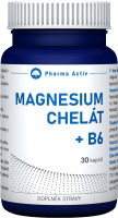 PHARMA ACTIV Magnesium Chelát + B6 30 kapslí