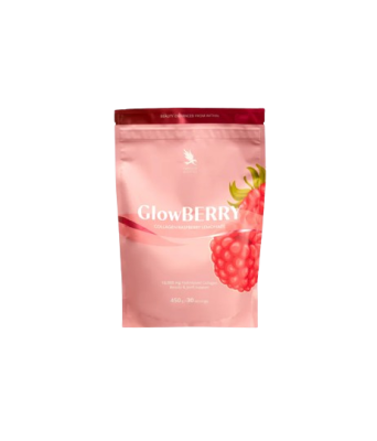 CARNIUM BOTANICALS Glow Berry, kolagenový nápoj s příchutí malin 450 g