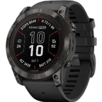 GARMIN Fenix 7X Pro - Sapphire Solar Edition, Carbon Gray DLC Titanium