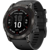 GARMIN Fenix 7X Pro - Sapphire Solar Edition, Carbon Gray DLC Titanium