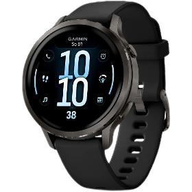 GARMIN Venu 4 s černým silikonovým řemínkem 41 mm