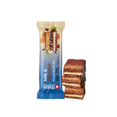 MAXI NUTRITION Waffle protein bar milk and hazelnut 40 g