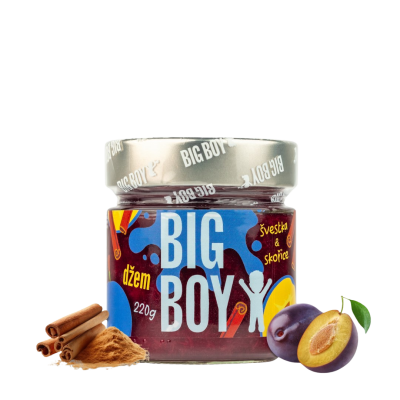 BIG BOY Švestkový džem se skořicí 220 g