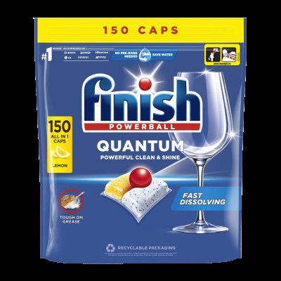 FINISH Quantum All-in-1 Lemon tablety do myčky nádobí 150 ks