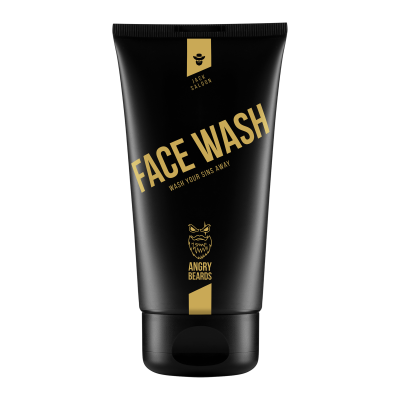 ANGRY BEARDS Čisticí gel na obličej Jack Saloon 150 ml