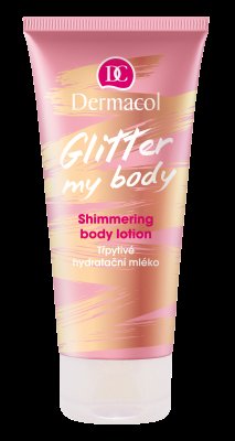 DERMACOL Glitter my body - Třpytivé hydratační tělové mléko 200 ml
