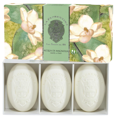 LA FLORENTINA Kazeta mýdel Aqua di Magnolia 450 g