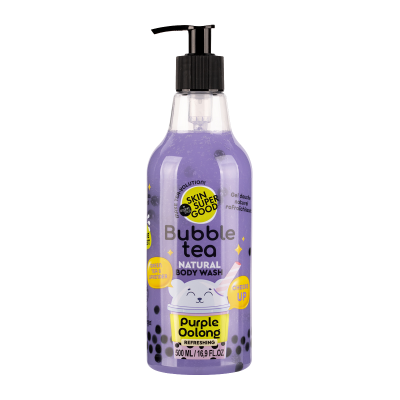 ORGANIC SHOP Skin super good Bubble Tea Osvěžující sprchový gel Purple Oolong 500 ml