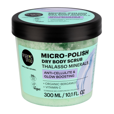ORGANIC SHOP Thalasso Micro-Polish Minerální suchý tělový peeling 300 ml