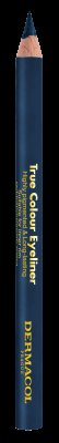 DERMACOL True colour Dřevěná tužka na oči - Dark Blue 4 g