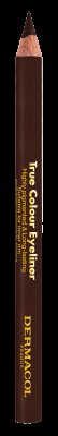 DERMACOL True colour Dřevěná tužka na oči - Brown 4 g