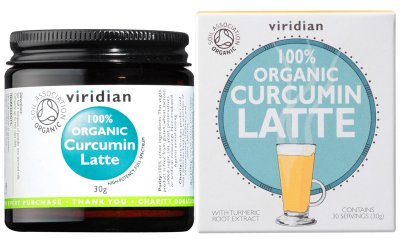 Viridian Curcumin Latte 30g Organic