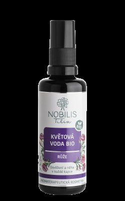 NOBILIS TILIA Květová voda BIO růže 50 ml