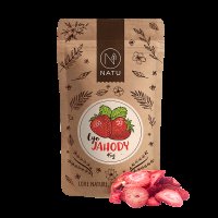 NATU Lyofilizované jahody plátky 45 g