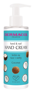 DERMACOL Krém na ruce i nehty s pumpičkou - kokos 150 ml