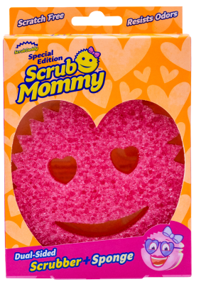 SCRUB MOMMY Houbička Srdce