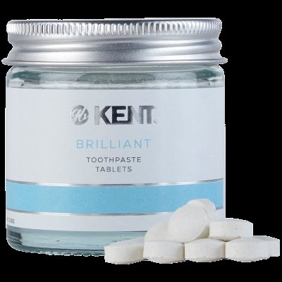 GB KENT & SONS PLC Bělící zubní tablety (suchá zubní pasta) 62 ks