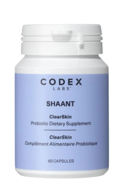 CODEX LABS SHAANT ClearSkin Probiotic Supplement 2.0, 60 kapslí