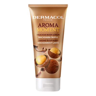 DERMACOL Aroma Moment - Tělové mléko makadamiový lanýž 200 ml