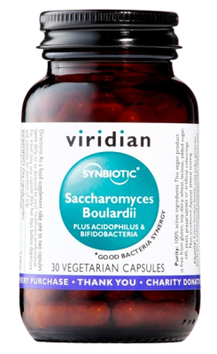 Viridian Saccharomyces Boulardii 30 kapslí