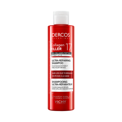 VICHY Collagen 17 Filler ultra-regenerační šampon s kyselinou citronovou a pro-kolagenovými peptidy 200 ml