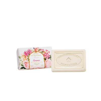SAF FIORENTINO mýdlo Růže a pelargónie 250 g