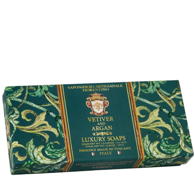 SAF FIORENTINO mýdlo Vetiver a arganový olej 125 g