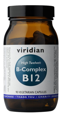 Viridian B-Complex B12 High Twelwe® 90kapslí