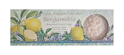SAF FIORENTINO mýdlo Bergamot 3 x 125 g