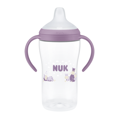 NUK láhev na učení Perfect Match HIPPO 260 ml