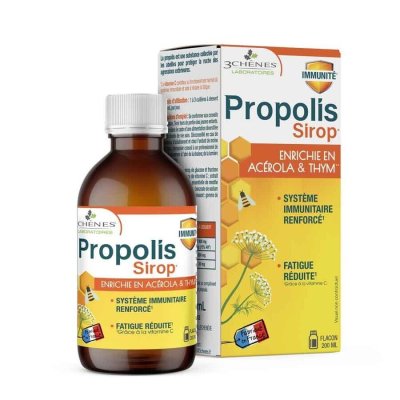 Les 3 Chênes Propolisový sirup s tymiánem 200ml