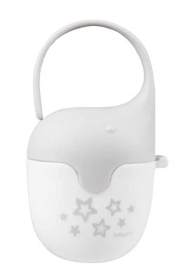 BABYONO Pouzdro na dudlík šedé