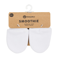 PETITE&MARS Rukavičky kojenecké Smoothie Infinity White