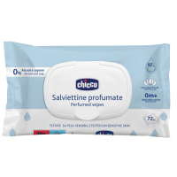 CHICCO Dětské vlhčené ubrousky jemně parfémované 72 ks