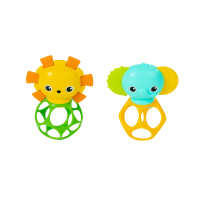 OBALL Hračka Kousátka Soother Pals™ Easy-Grasp, 3m+ 2 ks