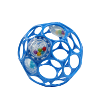 OBALL Hračka RATTLE 10 cm blue 0m+