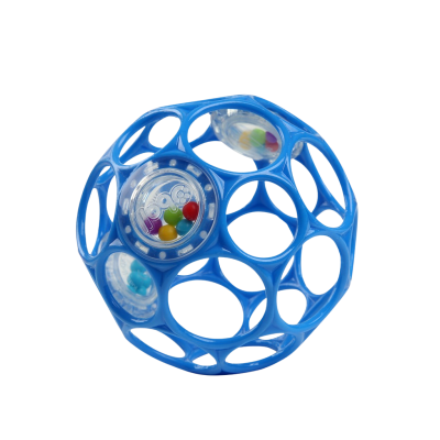 OBALL Hračka RATTLE 10 cm blue 0m+