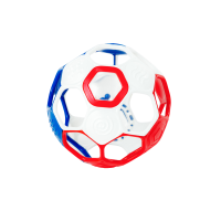 OBALL Hračka RATTLE GOALS™ 10 cm Red, White & Blue 0m+