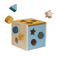 PETITE&MARS Hračka dřevěná třídící Gravity Wood of Mars 12m+ Cosmic Blue