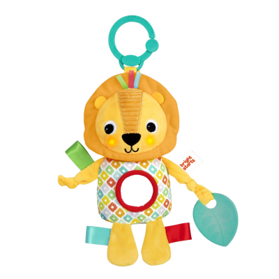 BRIGHT STARTS Hračka s melodií na C kroužku lev Huggin' Lights ™0m+