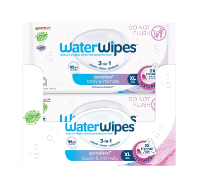WATERWIPES Ubrousky vlhčené Adults bez obsahu plastů 12 x 30 ks