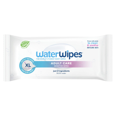 WATERWIPES Ubrousky vlhčené Adults bez obsahu plastů 30 ks