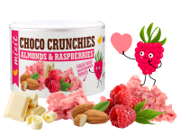 MIXIT Crunchies - Malinové čokohrudky s mandlemi 140 g