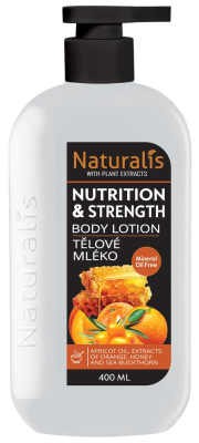 NATURALIS Tělové mléko - Nutrition&strength 400 ml