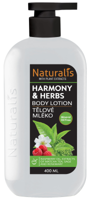 NATURALIS Tělové mléko - Harmony & herbs 400 ml